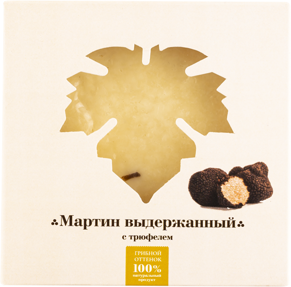 Изображение Сыр 50% полутвердый Мартин выдержанный трюфель Экомир кор, 210 г