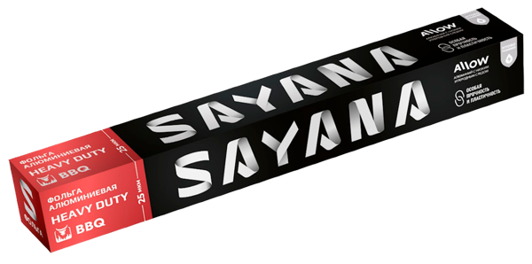 Изображение Фольга 7м*29см для запекания Саяна барбекю Русал к/у, 1 шт