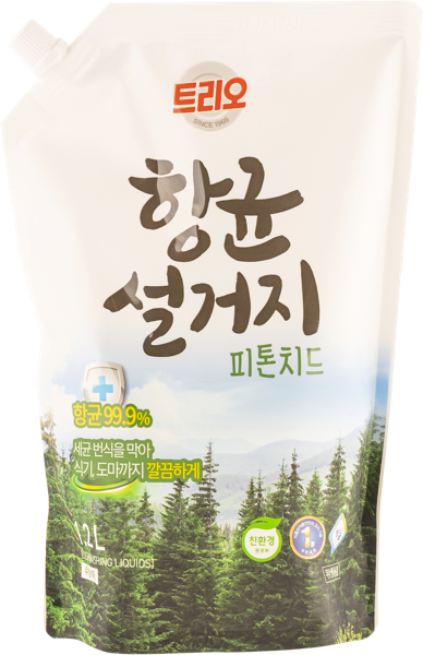 Изображение Средство для мытья посуды Трио фитонциды запаска Экён м/у, 1,2 л