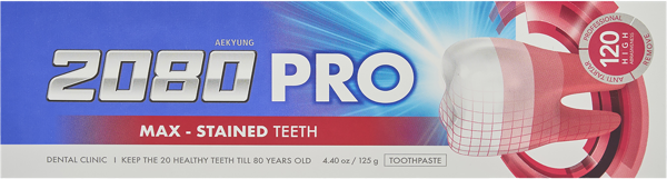 Изображение Зубная паста очищающая Дентал клиник 2080 максимальная защита Экён к/у, 125 мл