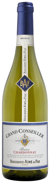Изображение Вино белое сухое стиль №2 Шардоне Бургундия гран консилье Бушар Эне и Фис с/б, 0,75 л