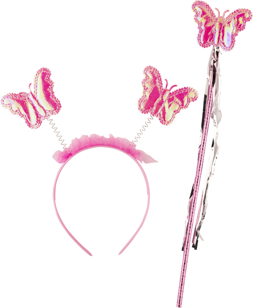 Изображение Набор карнавальный Мэджик Тайм палочка ободок розовый Феникс-Презент м/у, 1 шт