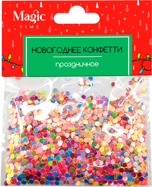 Изображение Конфетти разноцветные Мэджик Тайм шарики Феникс-Презент м/у, 15 г