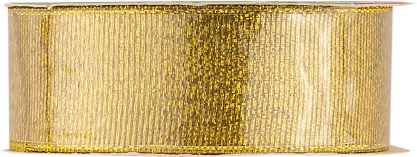 Изображение Лента 4,5м для подарков Мэджик Тайм золотое мерцание Феникс Презент к/у, 1 шт