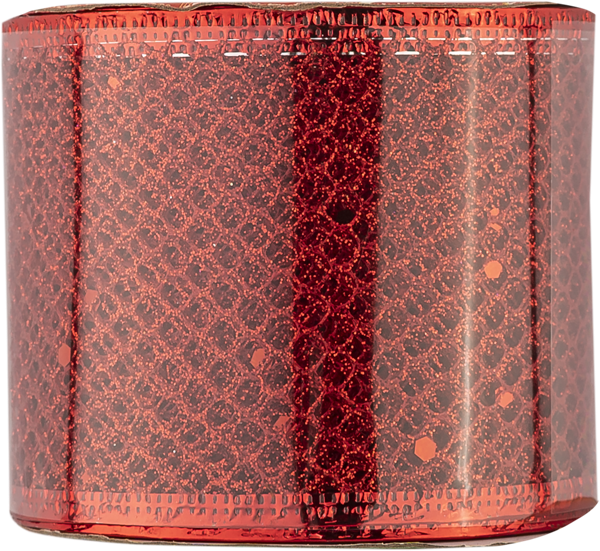 Изображение Лента 2,7м новогодняя Мэджик Тайм красная с узором Феникс Презент к/у, 1 шт