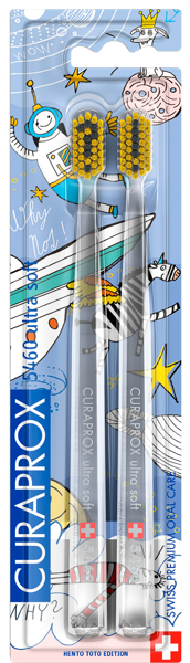 Изображение Зубная щетка ультрамягкая Курапрокс дуо хенто тото 5460 Кураден п/у, 2 шт