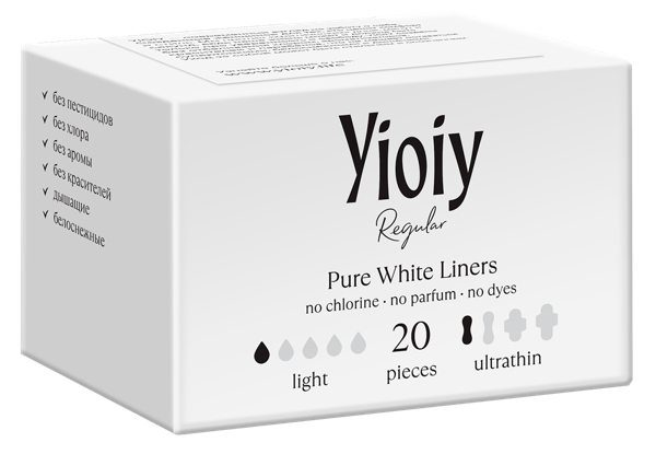 Изображение Прокладки ежедневные Йой лайт ультратонкие Хандан Цзиея к/у, 20 шт