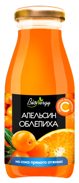 Изображение Нектар БиоНерджи облепиха апельсин Сава с/б, 0,2 л