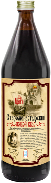 Изображение Квас живой газ Афанасий старомонастырский Афанасий с/б, 1 л