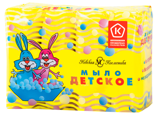 Изображение Мыло туалетное детское Ушастый нянь Невская Косметика м/у, 400 г