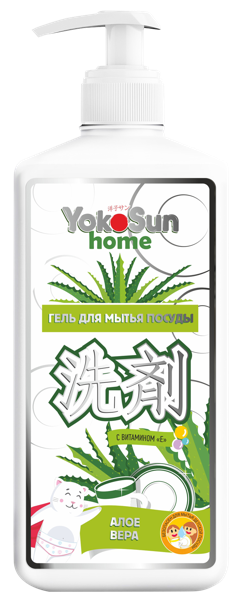 Изображение Средство для мытья посуды Йокосан алоэ вера Азия Лайф п/у, 1 л