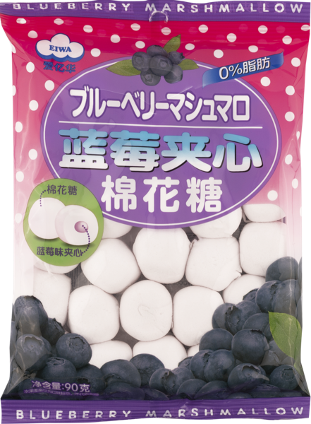 Изображение Маршмеллоу с начинкой Эйва голубика Эйва Фудс м/у, 90 г