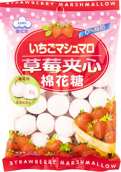 Изображение Маршмеллоу с начинкой Эйва клубника Эйва Фудс м/у, 90 г