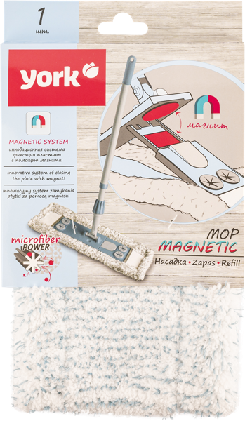 Изображение Насадка для швабры Йорк магнетик Йорк , 1 шт