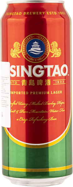 Изображение Пиво светлое Лагер 4,7% Тсингтао Тсингтао Бревери ж/б, 0,5 л