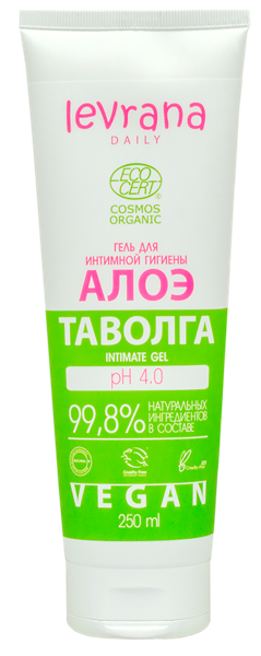 Изображение Гель для интимной гигиены Леврана БИО алоэ и таволга Леврана ООО п/у, 250 мл