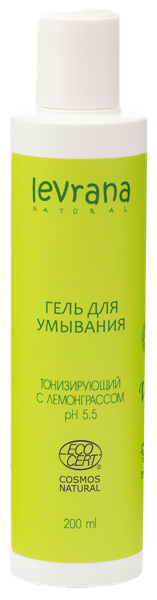Изображение Гель очищение для лица Леврана БИО тонизирующий лемонграсс Леврана ООО п/у, 200 мл