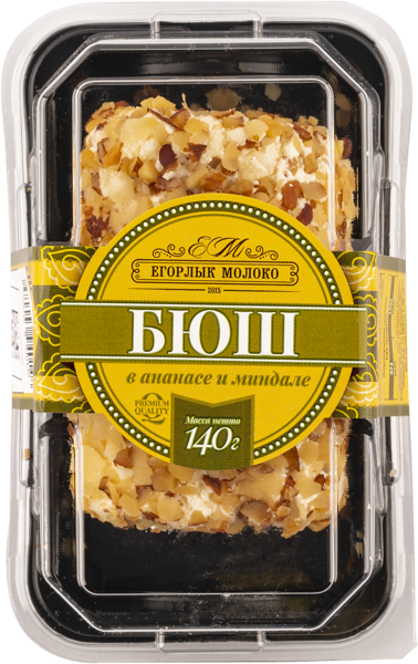 Изображение Сыр 60% Егорлык Молоко бюш ананас миндаль Егорлык Молоко п/б, 140 г