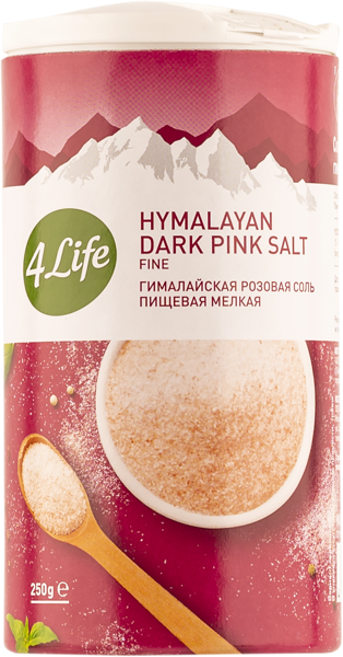 Изображение Соль розовая 4Лайф гималайская мелкая Копэкер Агро кор, 250 г