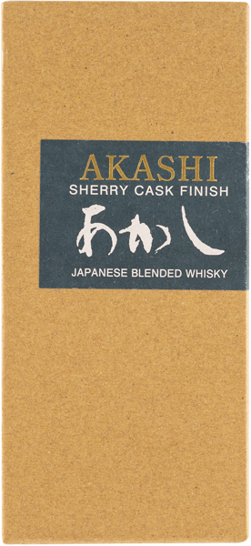 Изображение Виски купажированный Акаши шерри каск 3 года Игашима Шузо п/у, 0,5 л
