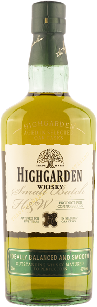 Изображение Виски купажированный Хайгарден 5 лет Ладога с/б, 0,5 л