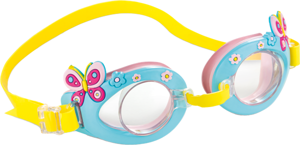 Изображение Очки для плавания 3-8 лет Интекс фан с животными Интекс к/у, 1 шт