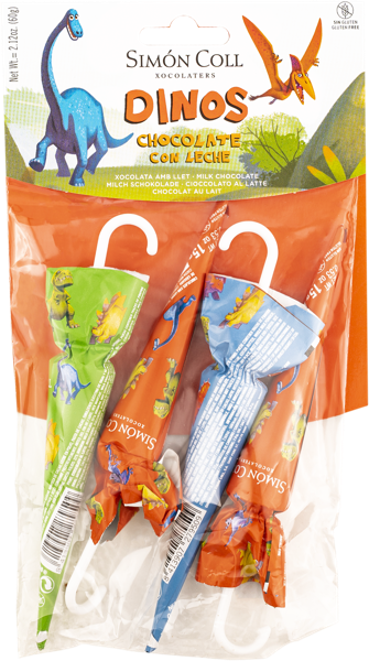 Изображение Шоколад молочный Саймон Колл зонтики динозавры Саймон Колл кор, 60 г