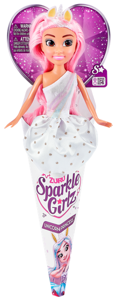 Изображение Кукла Спаркл гёлс принцесса-единорог конус Зуру п/у, 1 шт