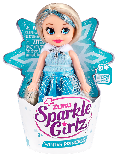 Изображение Кукла мини Спаркл гёлс зимняя принцесса Зуру п/у, 1 шт