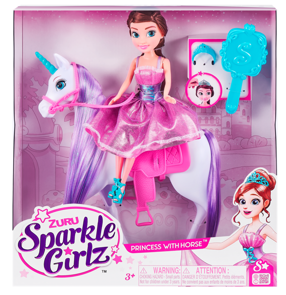 Изображение Набор игровой Спаркл гёлс принцесса с единорогом Зуру п/у, 1 шт