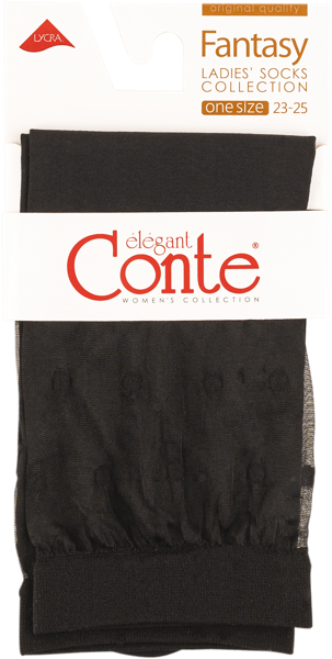Изображение Носки размер 23-25 женские Конте 19С-29СП черные Конте СПА к/у, 1 пара