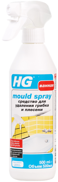 Изображение Средство для ванной спрей Эйчджи удаление грибка и плесени ЭйчДжи п/у, 500 мл
