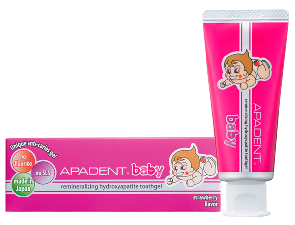 Изображение Зубная паста детская с 0 лет Ападент укрепление эмали Санги Ко к/у, 55 мл