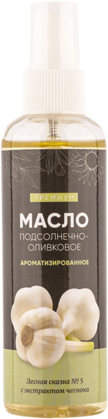 Изображение Масло подсолнечное оливковое Маслопродукт чеснок Маслопродукт п/б, 100 мл