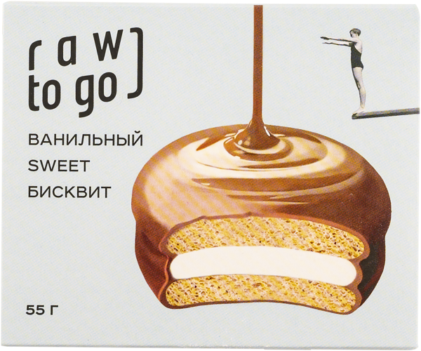Изображение Пирожное Рав ту гоу ванильное суфле Ду ит кор, 55 г