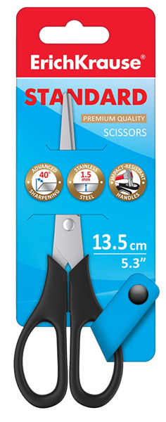 Изображение Ножницы 13,5см Эрих Краузе стандарт Эрих Краузе , 1 шт