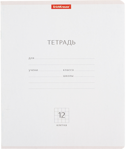 Изображение Тетрадь 12л клетка Эрих Краузе пастель ассорти Эрих Краузе , 1 шт