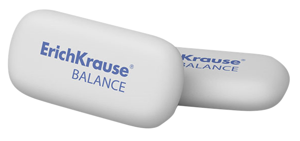 Изображение Ластик белый овальный Эрих Краузе баланс Эрих Краузе , 1 шт