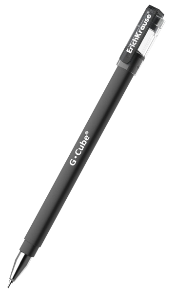Изображение Ручка 0,5мм черная гелевая Эрих Краузе джи куб Эрих Краузе , 1 шт