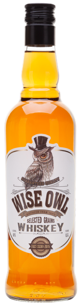 Изображение Виски купажированный Вайс Оул 3 года КВС с/б, 0,5 л