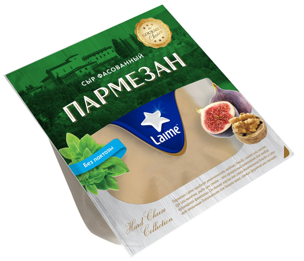 Изображение Сыр 40% твердый Лайме пармезан Пир ПАК п/у, 185 г