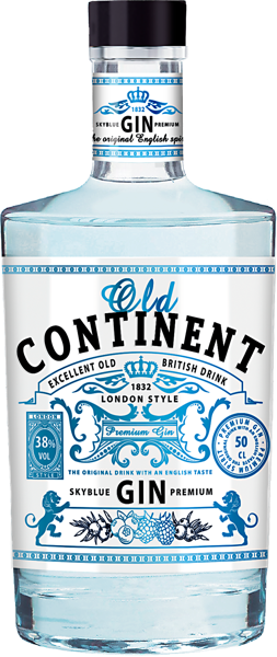 Изображение Джин 38% Старый континент ежевика Кристалл с/б, 0,5 л