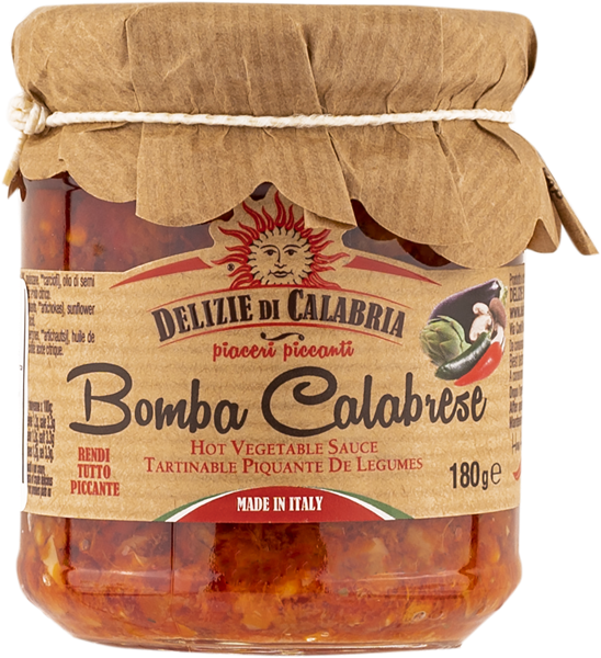 Изображение Паста из калабрийского перца Делицие ди Калабрия бомба острая Делицие СРЛ с/б, 180 г