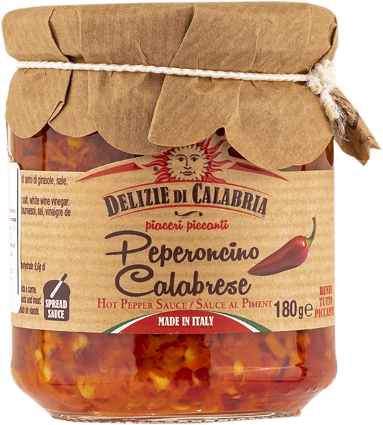 Изображение Соус из калабрийского перца Делицие ди Калабрия острый Делицие СРЛ с/б, 180 г