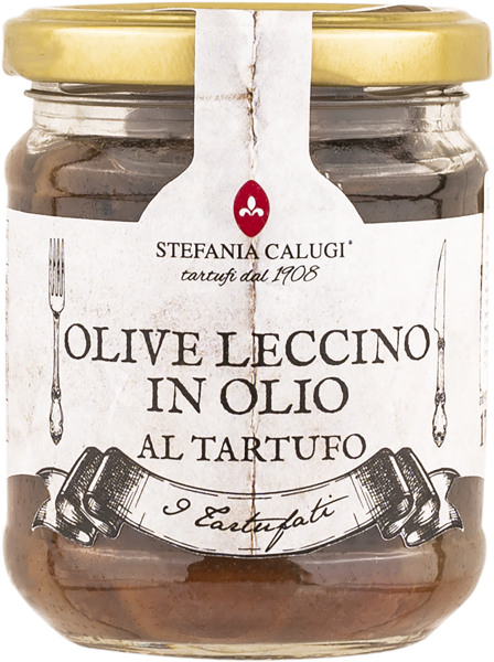 Изображение Оливки в маринаде Стефания Калуджи из Тосканы леччино с трюфелем Калуджи СРЛ с/б, 170 г