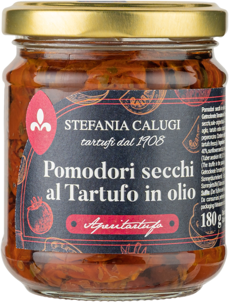 Изображение Томаты в подсолнечном масле Стефания Калуджи из Тосканы вяленые с трюфелем Калуджи СРЛ с/б, 170 г