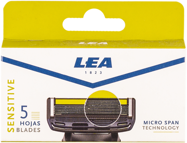Изображение Кассеты для бритья мужские Леа сенсетив 5 лезвий Ласкарэй к/у, 4 шт