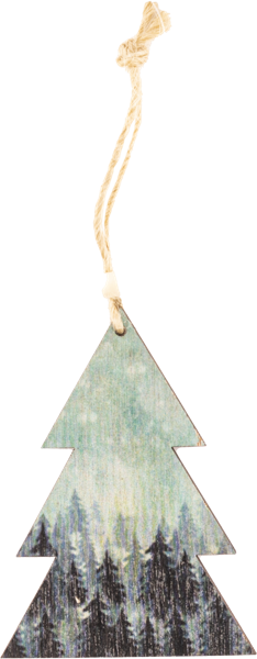 Изображение Елочное украшение 13см Игл Гифтс ель туманный лес Игл Гифтс , 1 шт