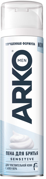 Изображение Пена для бритья Арко чувствительная кожа Евиап Сабун ж/б, 200 мл