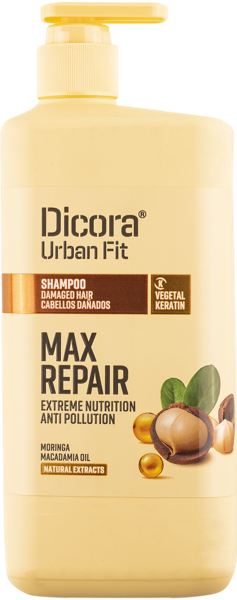 Изображение Шампунь для поврежденн волос Дикора моринга восстановление Нувария Глобал п/у, 800 мл